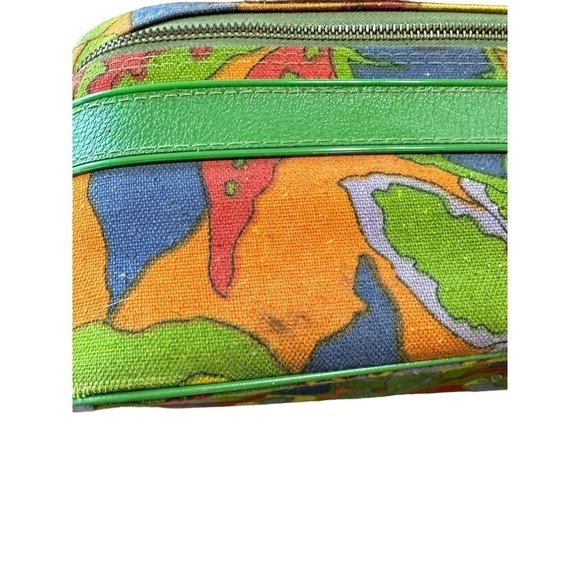 Vintage mod floral suitcase - Picture 7 of 13